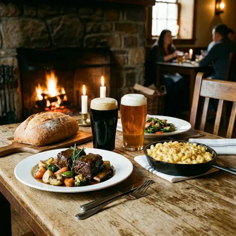 A Winter Getaway: Dining and Relaxing in the Mountains